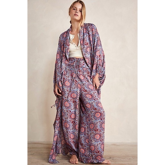 Free People Other - NEW Free People Oh Hey There Floral Maxi Robe